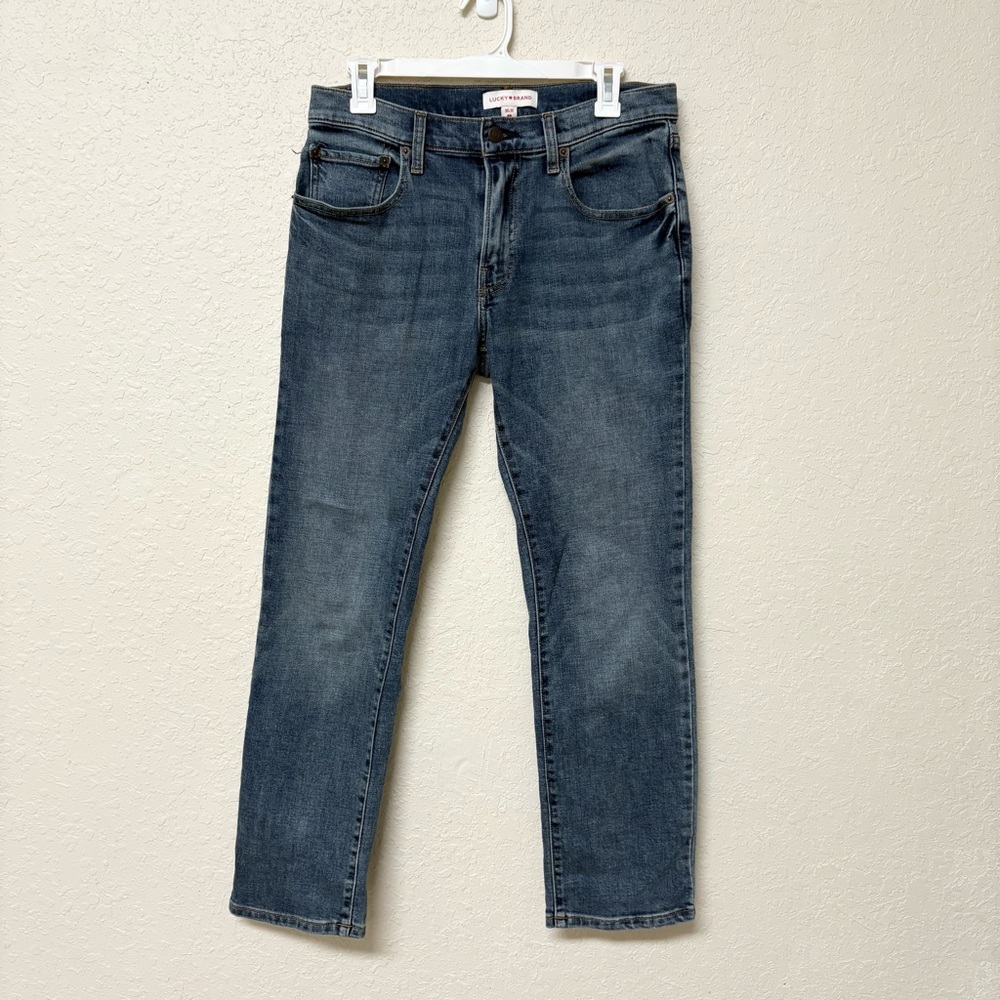 Lucky Brand Jeans 223 Straight Mens Size 30x30 Blue Denim Stretch